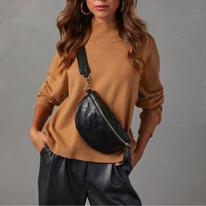 VICI Jenny Faux Leather Belt Bag NWT